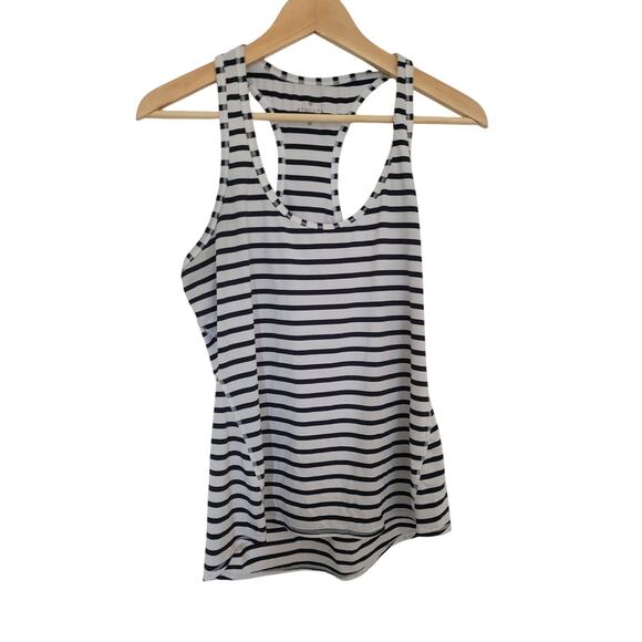 Athleta Striped Racerback Tank Top - Picture 1 of 5